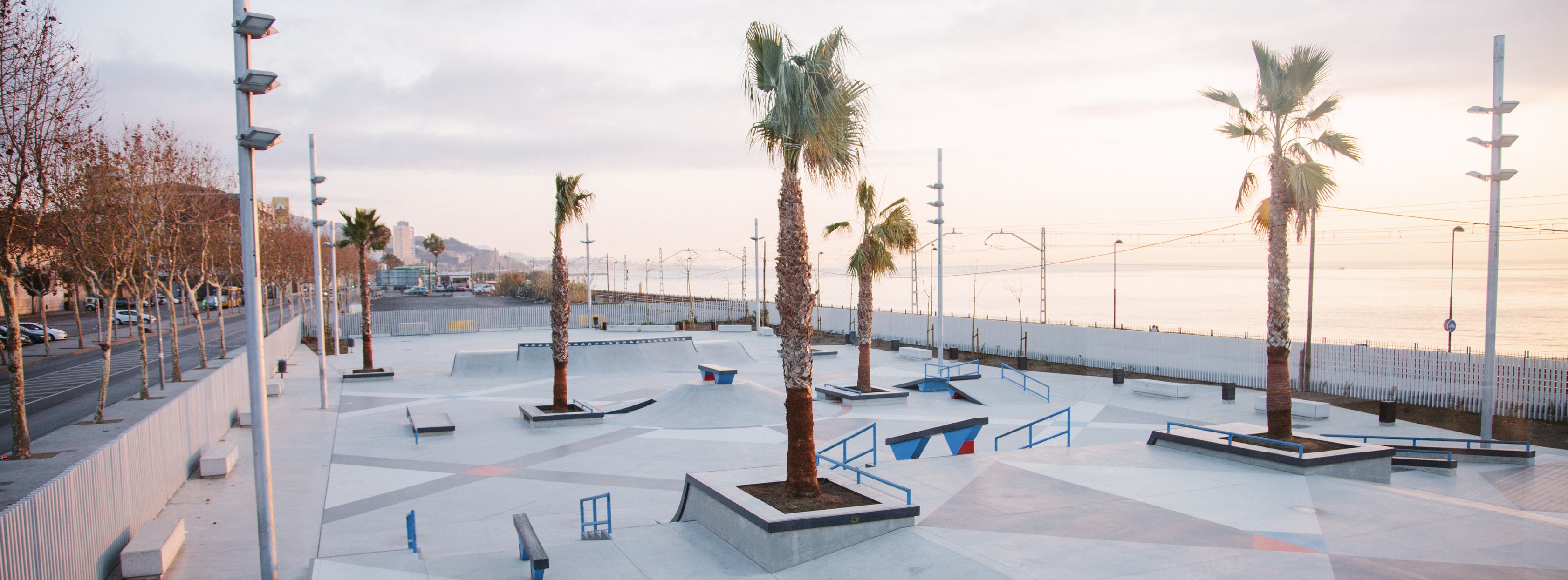 Vista del skatepark